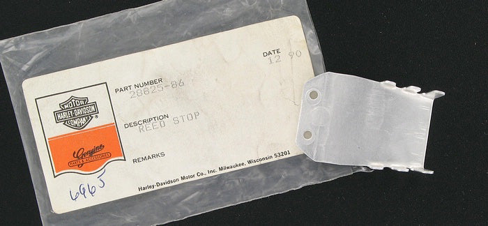 New OEM Genuine Harley-Davidson Reed Stop, 28825-86