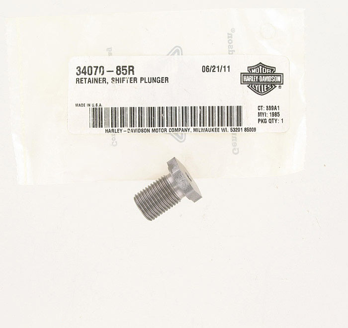 New OEM Genuine Harley-Davidson Retainer Shifter Plunger, 34070-85R