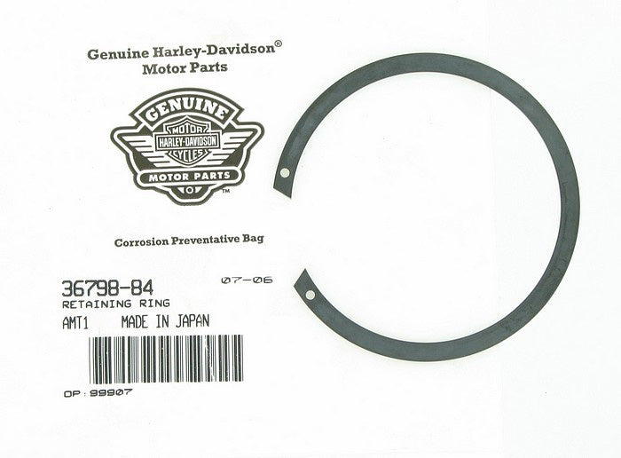 New OEM Genuine Harley-Davidson Retaining Ring Clutch, 36798-84