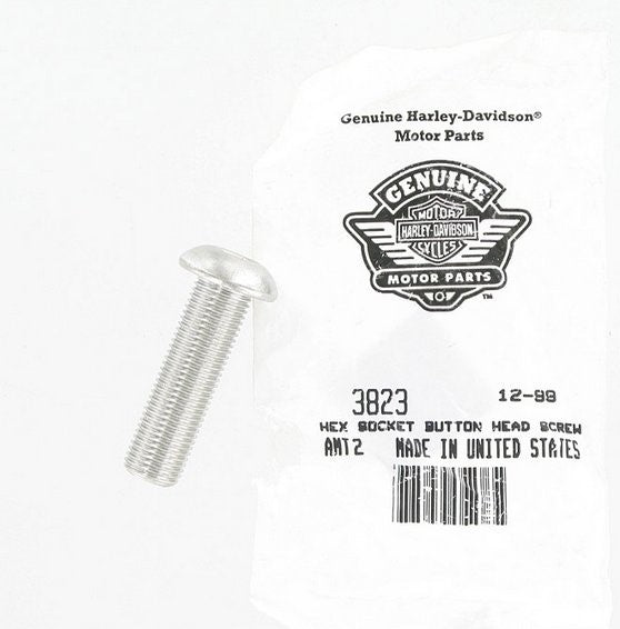 New OEM Genuine Harley-Davidson 2-Pack Screw Hex Socket, 3823