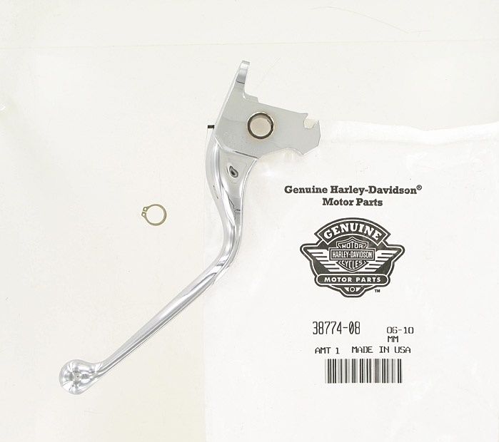 New OEM Genuine Harley-Davidson Clutch Lever Kit Chrome , 38774-08
