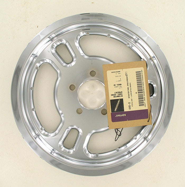New OEM Genuine Harley-Davidson Softail Sprocket 3 Spoke, 40455-02