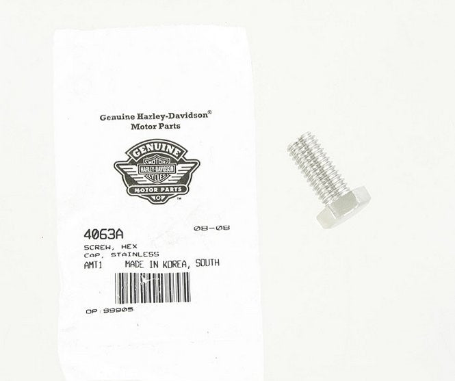 New OEM Genuine Harley-Davidson Screw 1 2"-13 X 1-1 8" Hex Head, 4063A