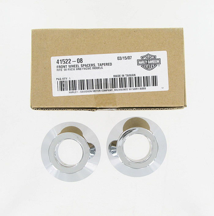 New OEM Genuine Harley-Davidson Kit Spacers Wheel Chrome Fxcw, 41522-08