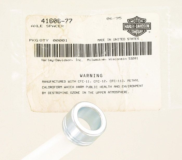 New OEM Genuine Harley-Davidson Spacer Axle, 41606-77