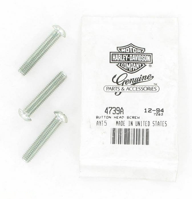 New OEM Genuine Harley-Davidson Hex Socket Button Head Screw, 4739A