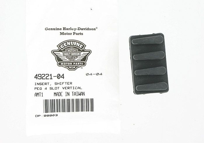 New OEM Genuine Harley-Davidson Insert Shifter Peg 4 Slot, 49221-04