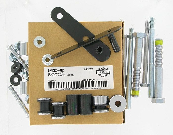 New OEM Genuine Harley-Davidson Docking Hardware Kit For Detachable Racks & Side Plates, 53532-02
