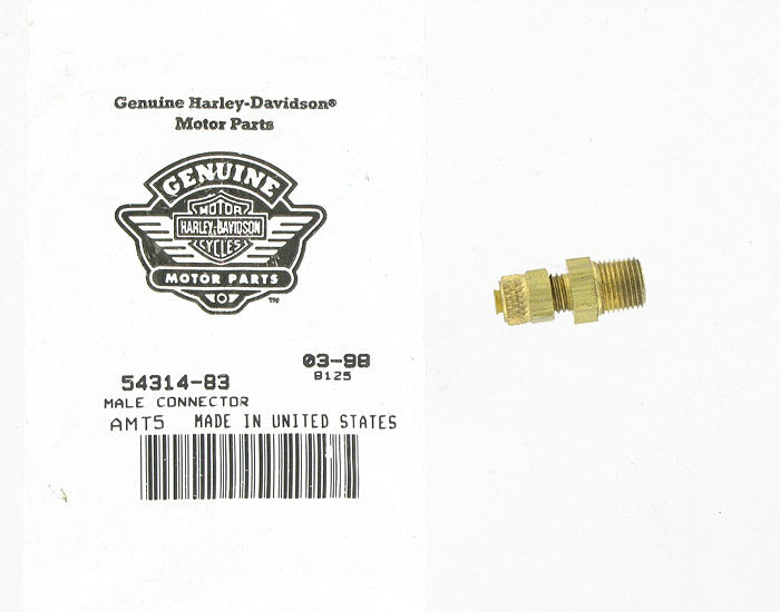 New OEM Genuine Harley-Davidson Connector Male, 54314-83