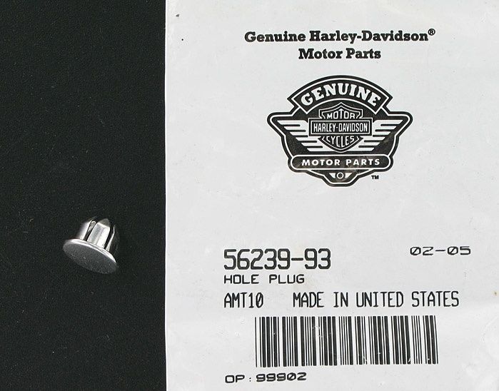 New OEM Genuine Harley-Davidson Hole Plug, 56239-93