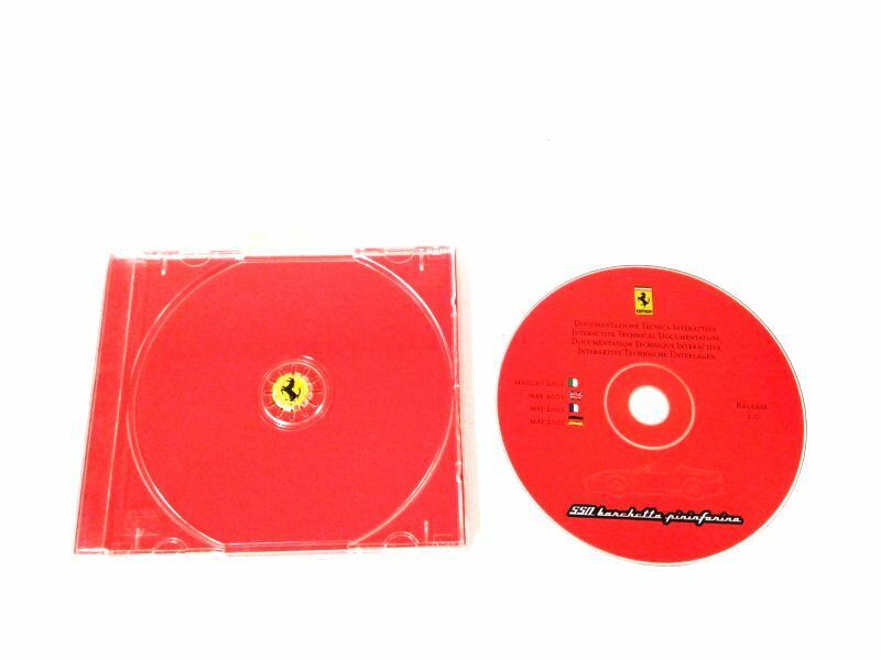 Genuine Ferrari 550 Barchetta Interactive Technical Repair CD 2001