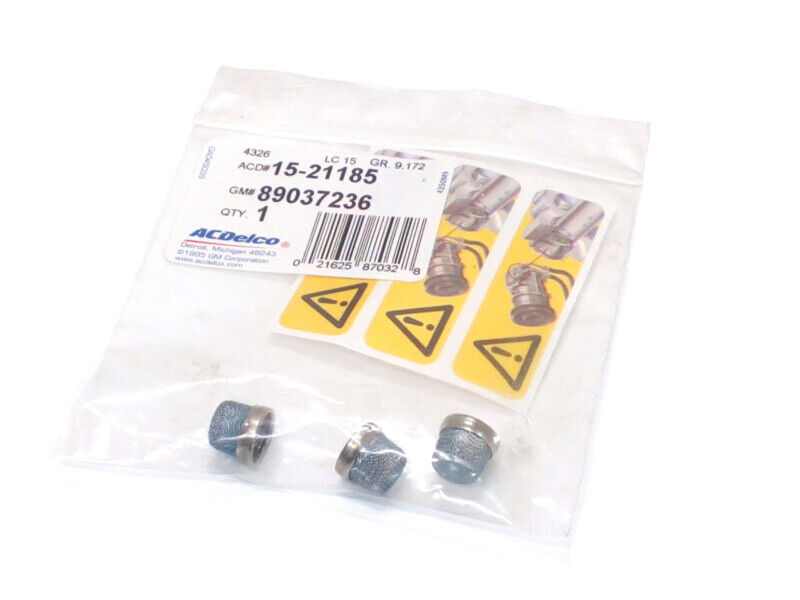New OEM AC DELCO 15-21185 Suction Line Screen Installed Packs Of 3, Part # 89037236