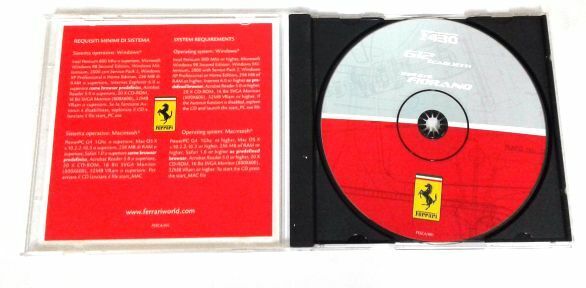 Genuine Ferrari F430 - 612 Scaglietti - 599 GTB Fiorano Press Kit CD