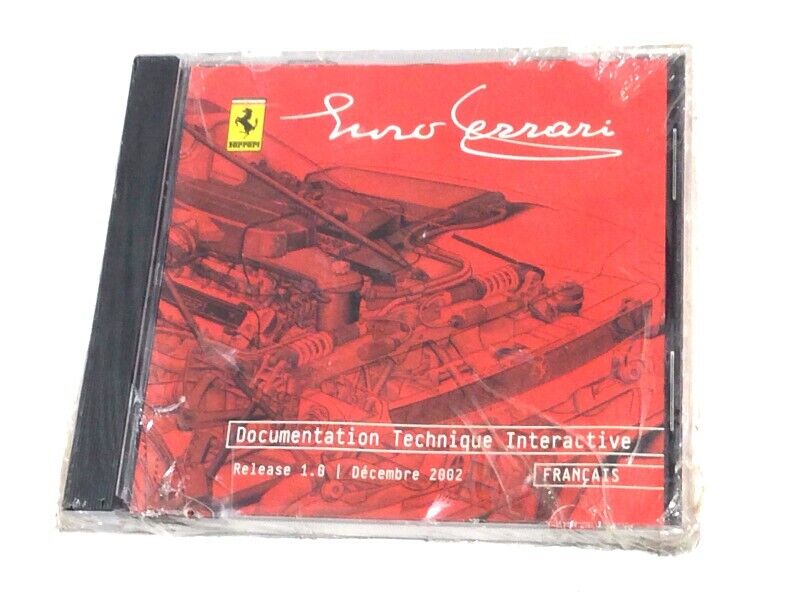 New Ferrari Enzo Interactive Technical Repair Manual 2002 French Cat. 1871/02