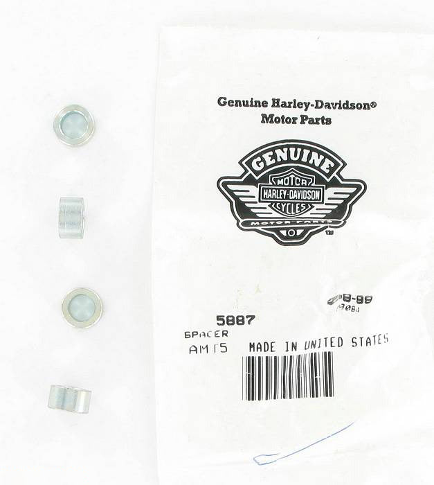 New OEM Genuine Harley-Davidson Spacer Front Exhaust Bracket Gear Cover Clamp, 5887