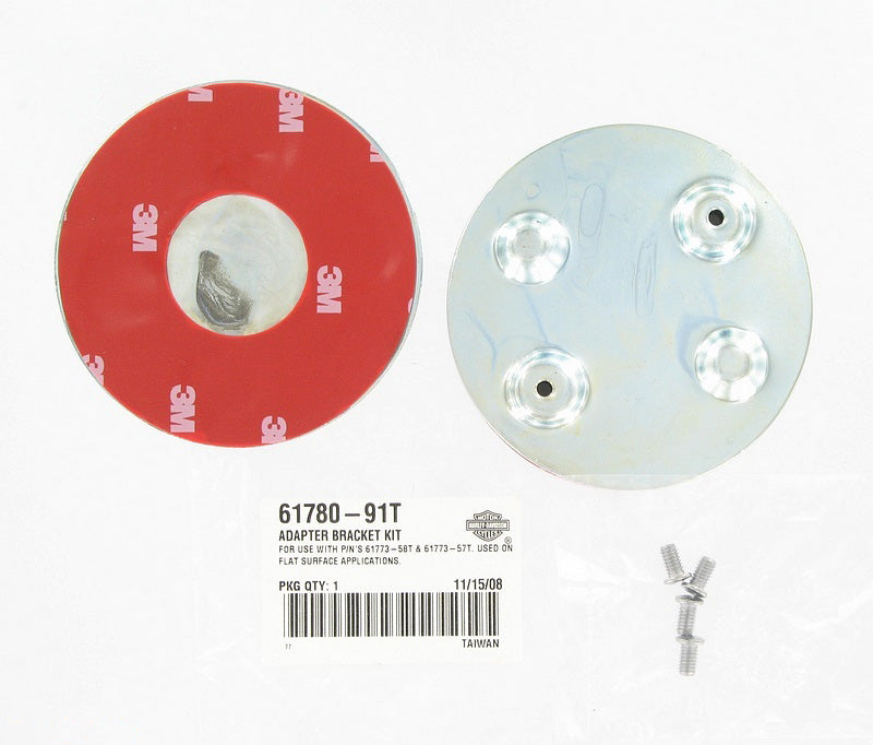 New OEM Genuine Harley-Davidson Tank Trim Adapter Kit Flat Surfaces "Eagle Iron", 61780-91T