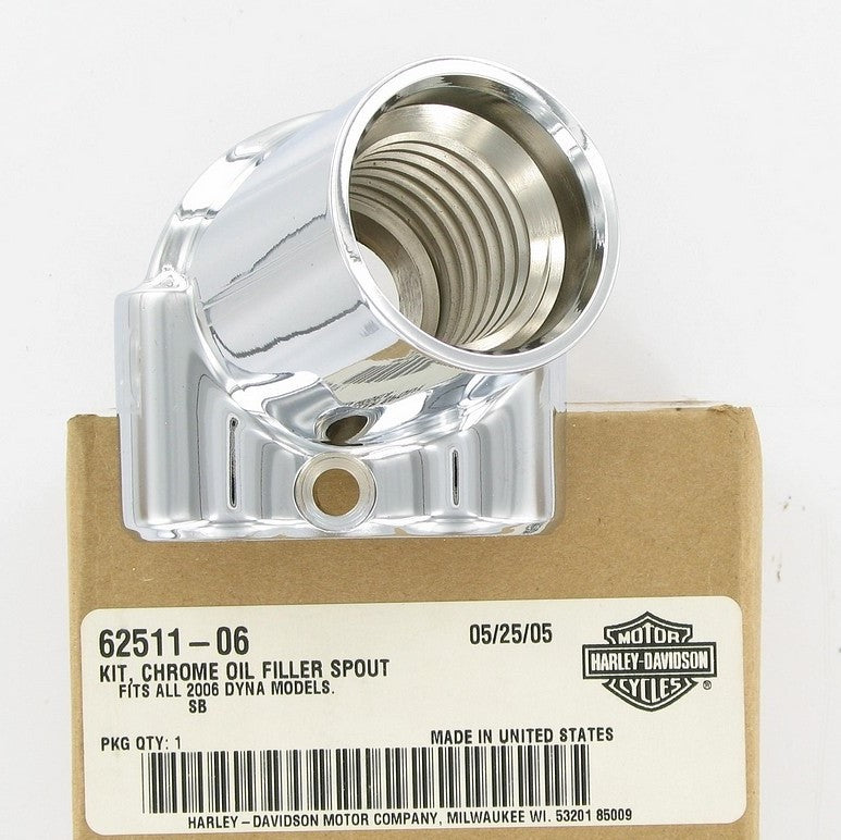New OEM Genuine Harley-Davidson Oil Filler Spout Kit, 62511-06