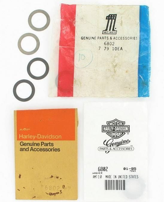 New OEM Genuine Harley-Davidson Shim 3 4" X 1 1 16" X .007" Starter Shaft, 6802