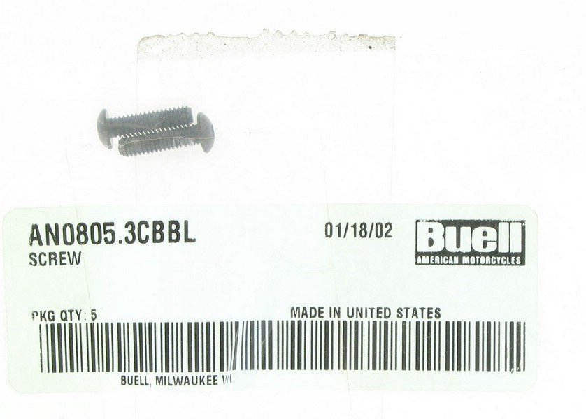 New OEM Genuine Harley-Davidson Screw, AN0805.3CBBL
