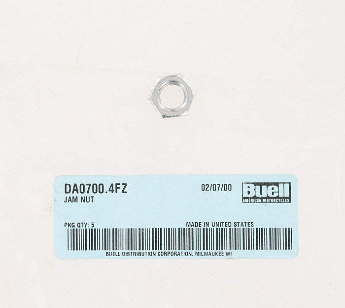 New OEM Genuine Harley-Davidson Jam Nut 7 16"-20, DA0700.4FZ