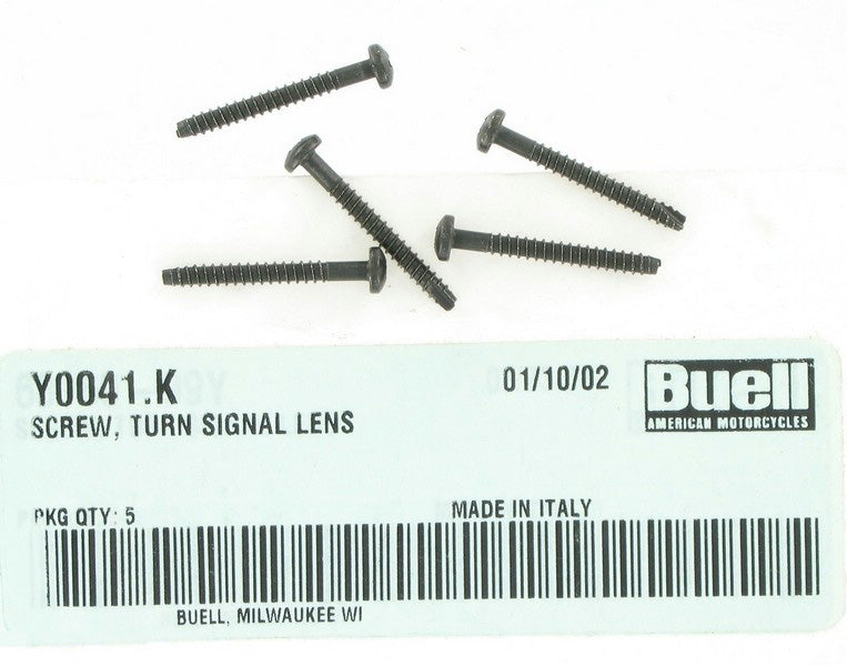 New OEM Genuine Harley-Davidson Screw Turn Signal Lens, Y0041.K