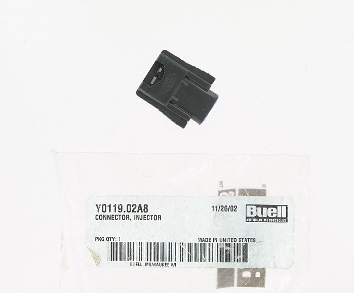 New OEM Genuine Harley-Davidson Connector Injector, Y0119.02A8