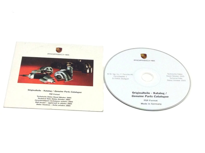 OEM Upto 2005 Models Porsche Parts Diagrams on CD-ROM 00004340005