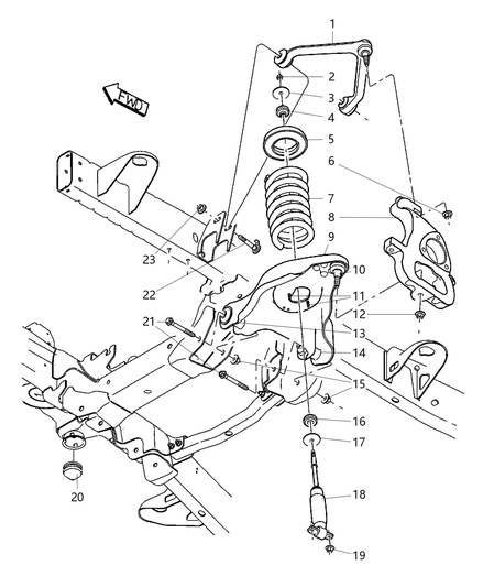 Shock Absorber Package Suspension Front