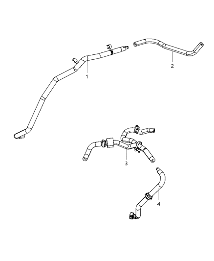 Hose Brake Booster Vacuum
