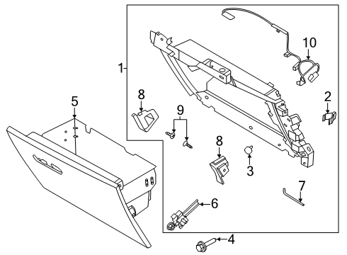 Glove Box Door