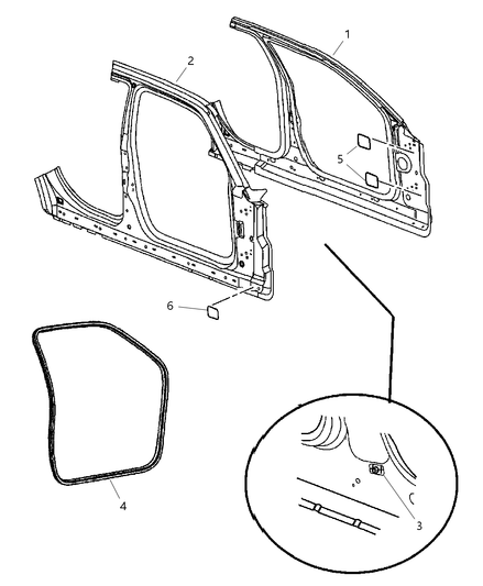 Panel Body Side Aperture Front Inner