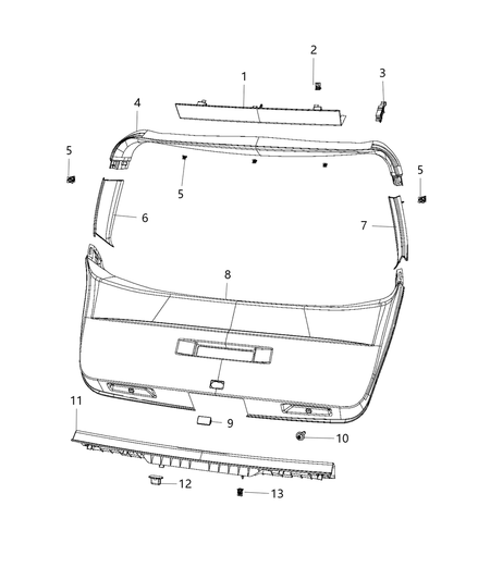 Panel Rear Header