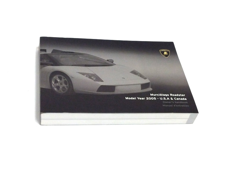 New OEM 2005 Lamborghini Murcielago Roadster USA - Canada Owners Handbook