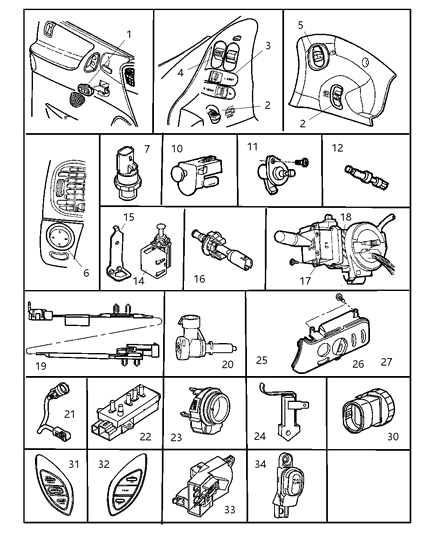 Switch Liftgate Key Position