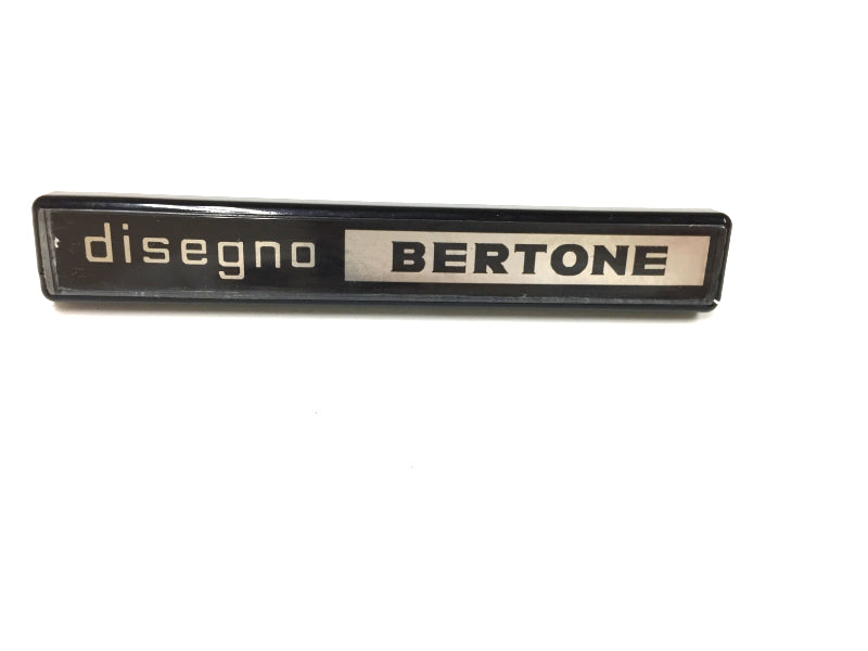 New OEM 1984-1989 Lamborghini Countach Plate Designo Bertone, Part # 006111449