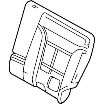 Cover Assy - Rear Seat Back