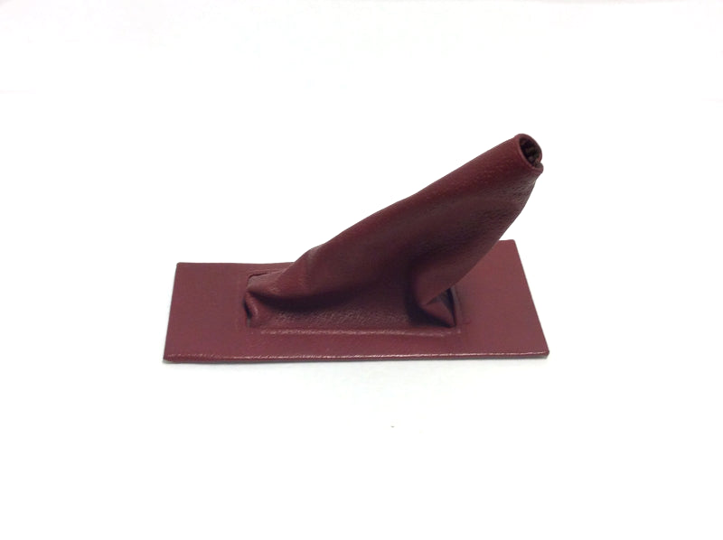 New OEM 1968-1969 Lamborghini Islero Emergency Parking Brake Lever Leather Boot Burgundy