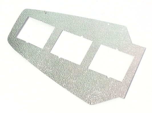 New OEM 1974-1989 Lamborghini Countach Right Rear Tail Light Lens Metal Backing Plate, Part # 007043004