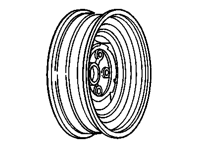 Wheel, Rear Or Spare