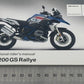 BMW Motorrad Factory Original, Owner'S Handbook - Part # 01408389377