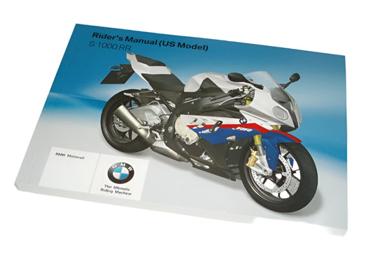BMW Motorrad Factory Original, 2010 - 20111 S1000 RR Owner's Handbook Manual - Part # 01418521957