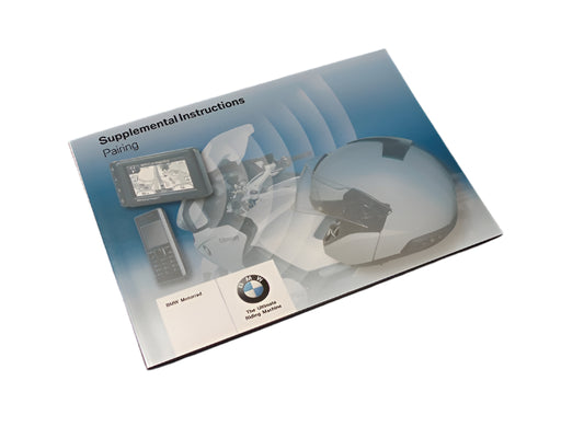 BMW Motorrad Factory Original, Supplementary Manual Pair - Part # 01418522277