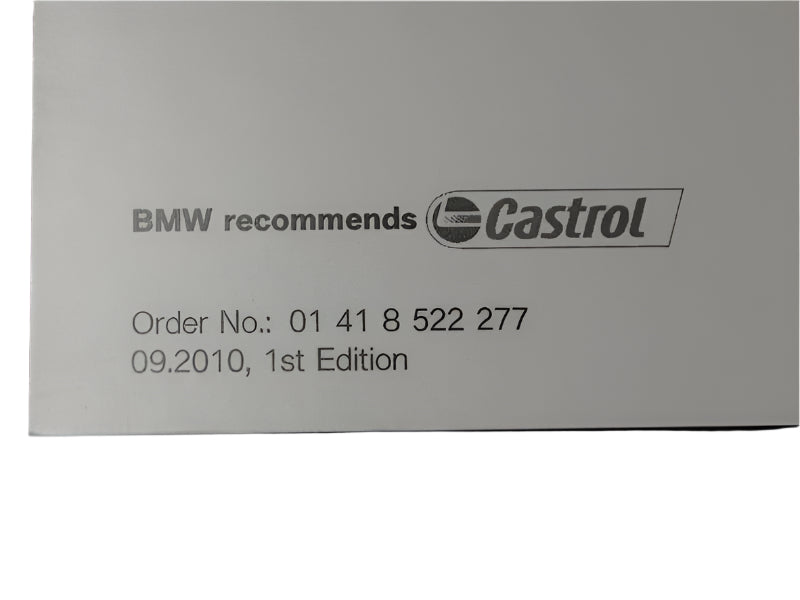 BMW Motorrad Factory Original, Supplementary Manual Pair - Part # 01418522277