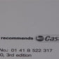 BMW Motorrad Factory Original, Operating Instructions Fo - Part # 01418522317