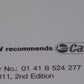 BMW Motorrad Factory Original, Owner'S Handbook - Part # 01418524277