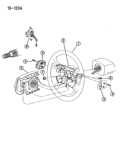 Module Assembly, Driver Air Bag