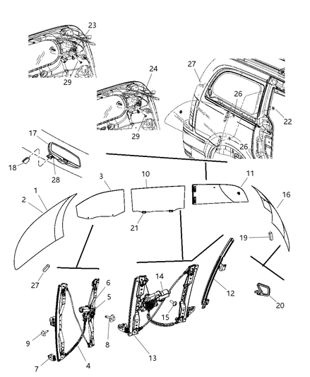 Windshield Shipping Assembly - 30 Lite Glass