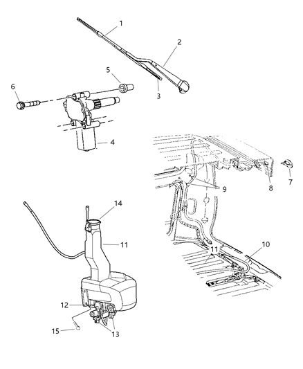 Motor Liftgate Wiper