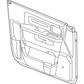 New 2018 Fits Chrysler 1500 Panel-Front Door Trim - Part # 6QD111U7AA
