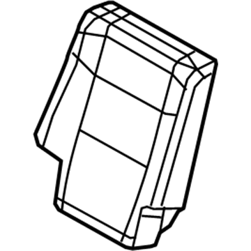 Cover Rear Seat Back 2Nd Row